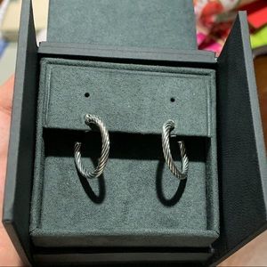 David Yurman hoops - barely worn